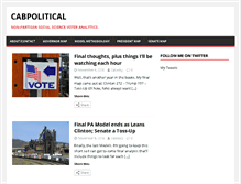 Tablet Screenshot of cabpolitical.com